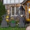 Glitzhome® Set of 3 Lighted Halloween 2.5D Witches with Cauldron Outdoor Decor